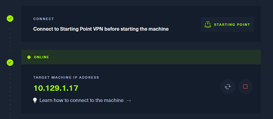 The host machine IP